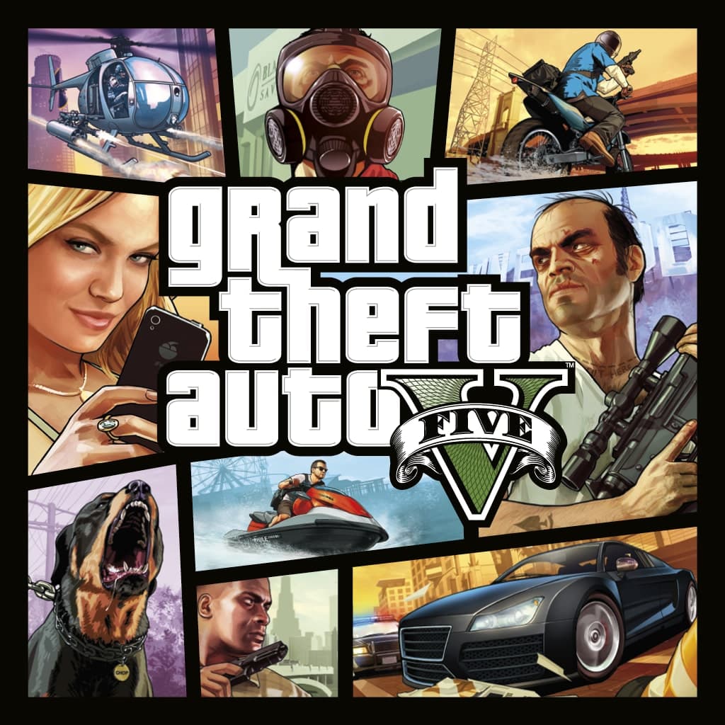 Arte de Grand Theft Auto V usada como capa editorial