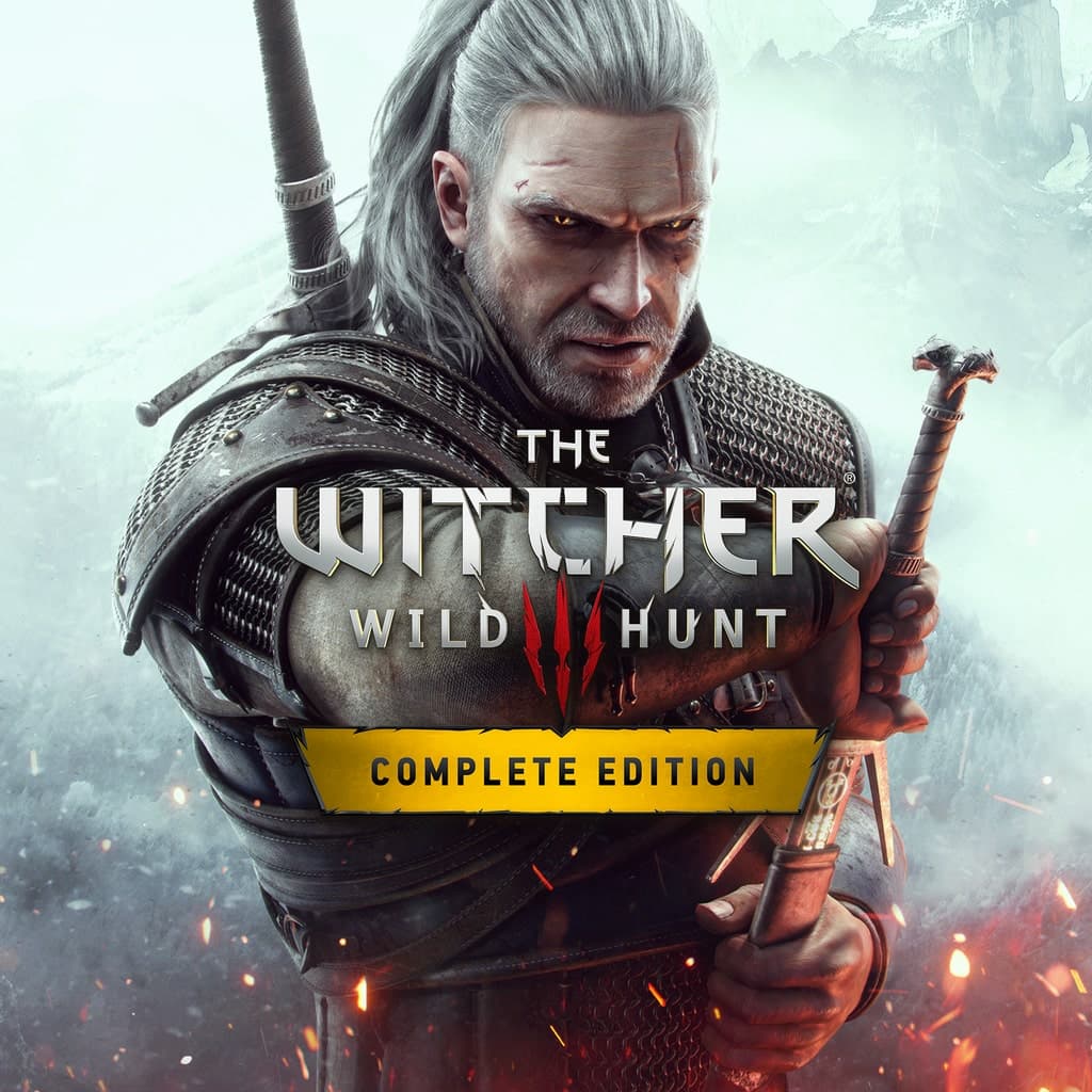 Arte de The Witcher 3: Wild Hunt - Complete Edition usada como capa editorial da CFC Games