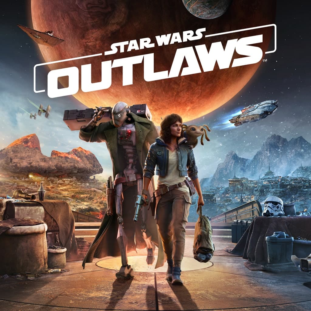 Arte de Star Wars Outlaws usada como capa editorial da CFC Games