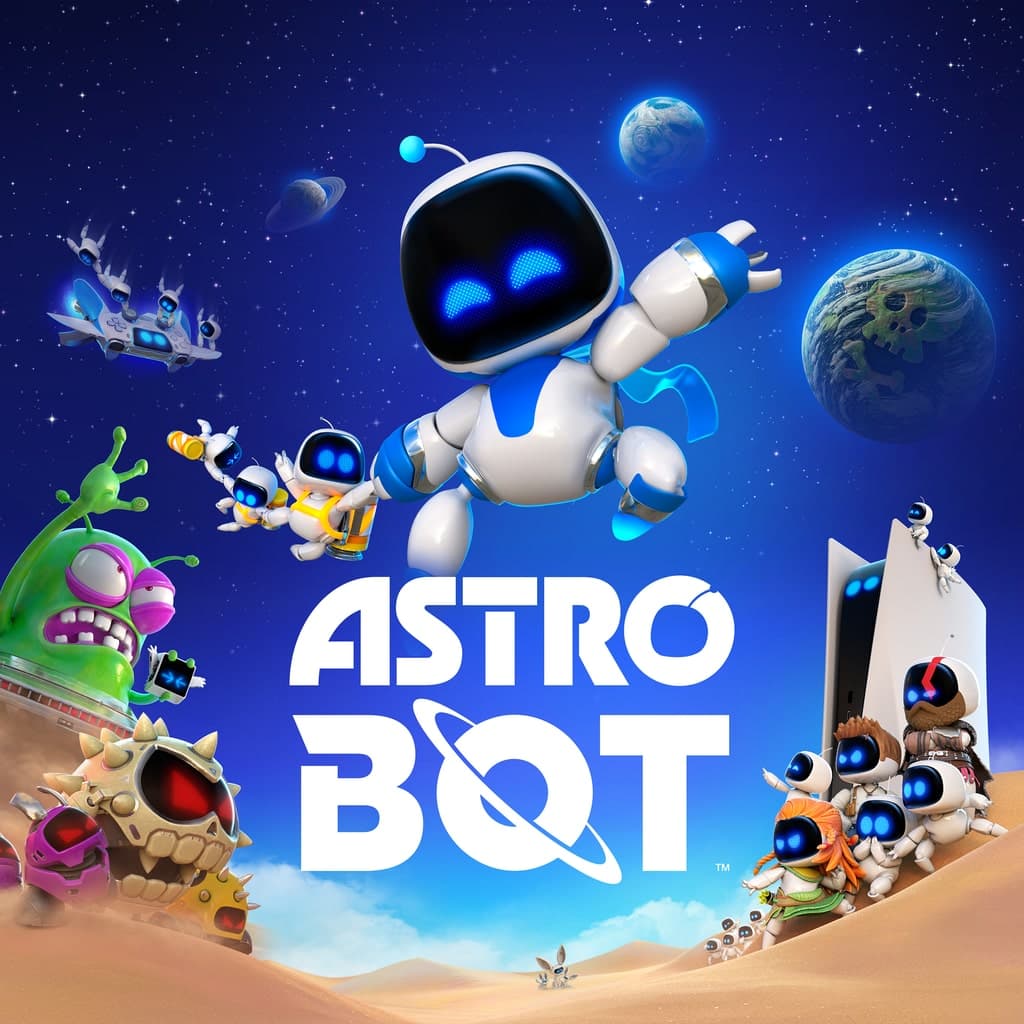 Arte de Astro Bot usada como capa editorial da CFC Games