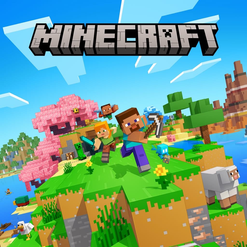 Arte de Minecraft usada como capa editorial