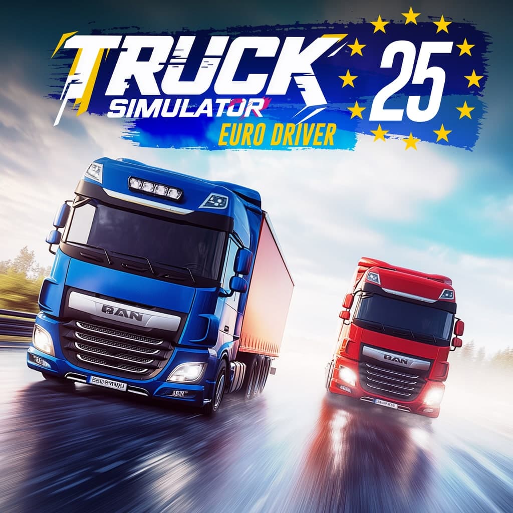 Arte de Truck Simulator 25: Euro Driver usada como capa editorial da CFC Games