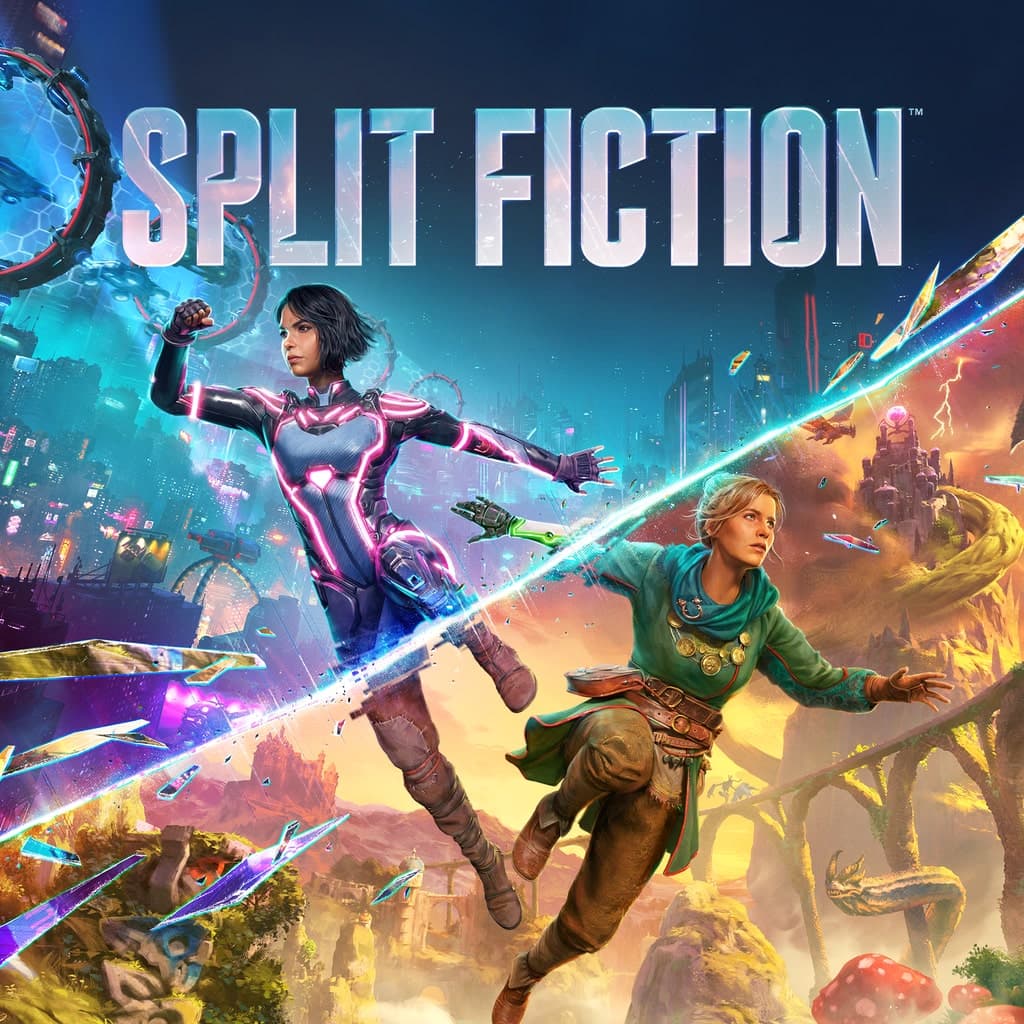 Arte de Split Fiction usada como capa editorial da CFC Games